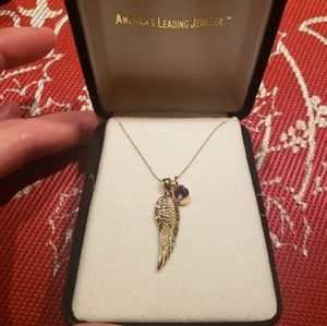 14k and 10k gold 2 pendant necklace set. Like new.